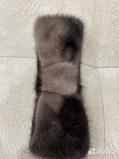 Повязка на голову норковая