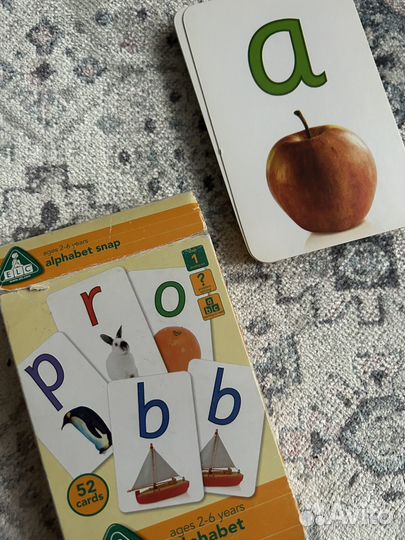 Английский алфавит карточки