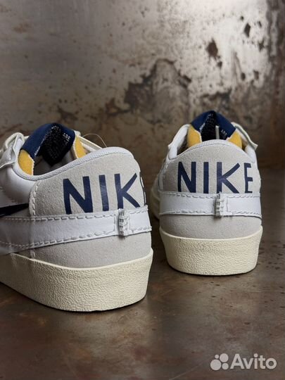 Nike Blazer Low Jumbo White Navy Оригинал