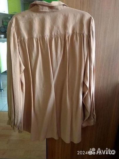 Женская блузка вискоза. Размер 60