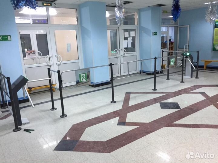 Установка скуд турникет, электромагнитный замок