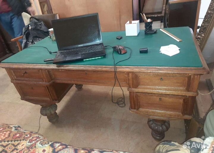 Старинный Антикварный Барометр Стол Письменный