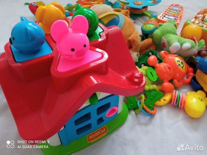 Погремушки, игрушки пакетом