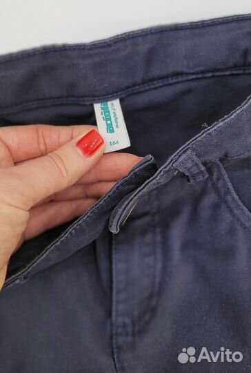 Брюки чиносы школьные