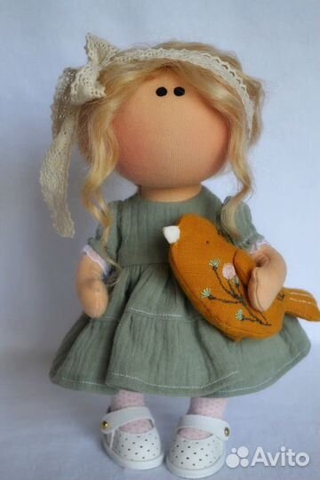 Интерьерная кукла ручной работы