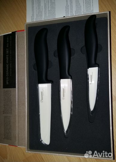 Набор керамических ножей bergner