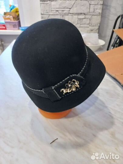 Шляпа фетровая женская