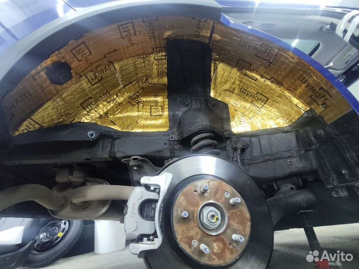 Шумоизоляции колесных арок