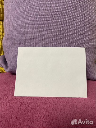 Конверт бумажный С6 (114х162мм) на водяном клее