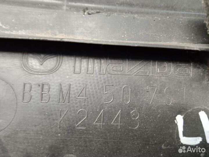 Жабо переднее левое Mazda 3 BL