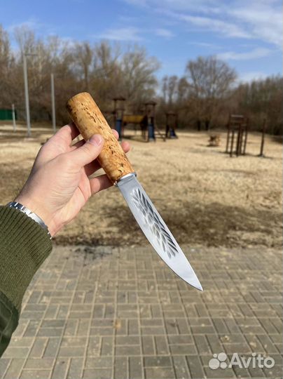 Нож якутский ручной работы