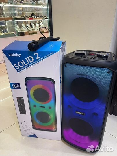 Bluetooth колонка Smartbyu Solid 2, мощность 50Вт