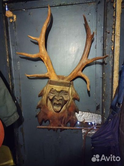 Маска Шамана. Ручная работа 1980 гг