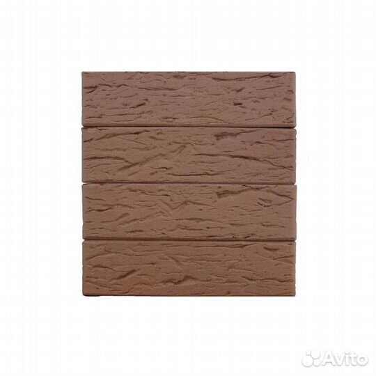 Кирпич облицовочный Лср Светло-коричневый Рустик