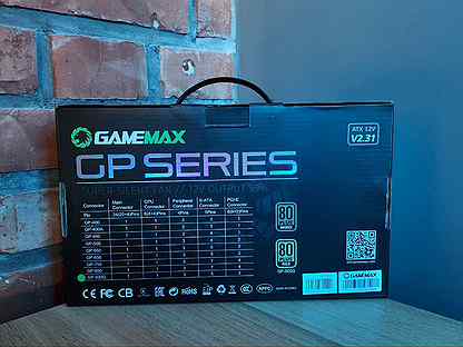 Блок питания ATX 500W GameMax GP-500G 80+ gold