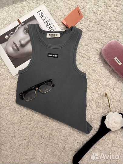 Майка miu miu женская