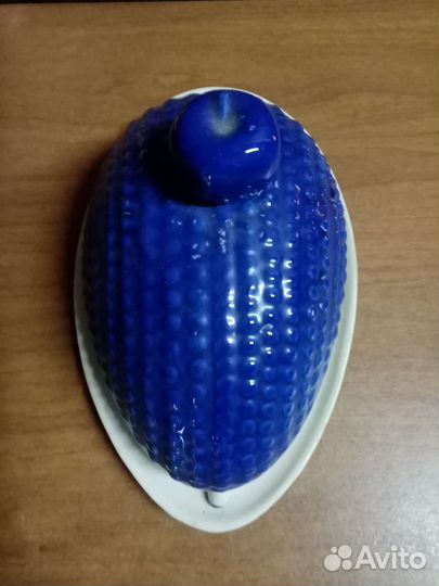 Масленка Ёжик Гжель 1970 Год