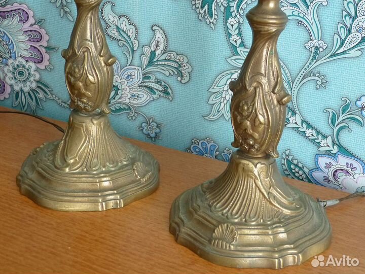 Пара настольных ламп из Италии