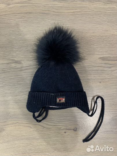 Шапка для новорожденного зима