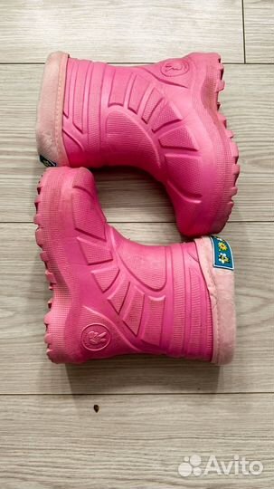 Резиновые сапоги для девочки