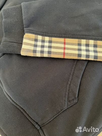 Зип худи Burberry Vintage Check Panel Hoodie