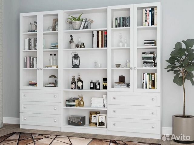 Стеллаж Билли книжный шкаф белый IKEA Мебель Икеа купить в Москве ...