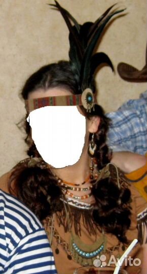 Новогодний костюм Индейская женщина