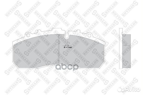 85-11413-SX колодки дисковые 29 042 30mm с пол