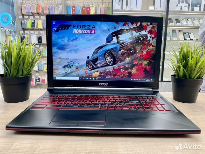 Игровой ноутбук MSI i5-8/ 16Gb/GTX 1050