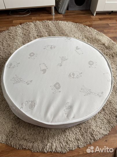 Матрас в детскую кроватку круглый