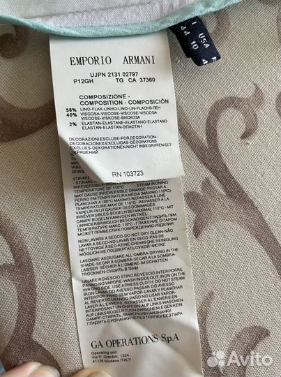 Брюки Emporio Armani (летние)