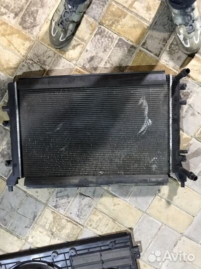 Радиатор охлаждения на volkswagen passat
