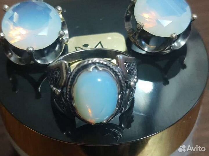 Серьги и кольцо