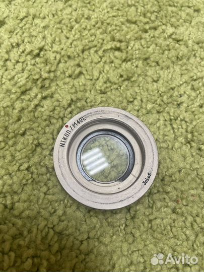 Переходник м42 nikon с линзой