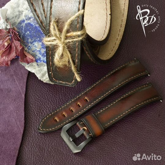 Ремень + блокнот. Кожа буйвола. Ручная работа