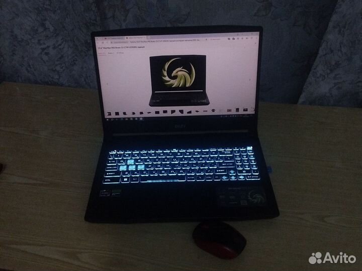 Игровой ноутбук msi bravo 15 c7v