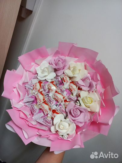 Букет из мыльных цветов