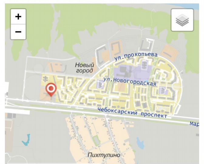 1-к. квартира, 36,7 м², 8/9 эт.