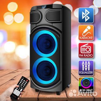 Переносная Bluetooth колонка ginzzu GM-203