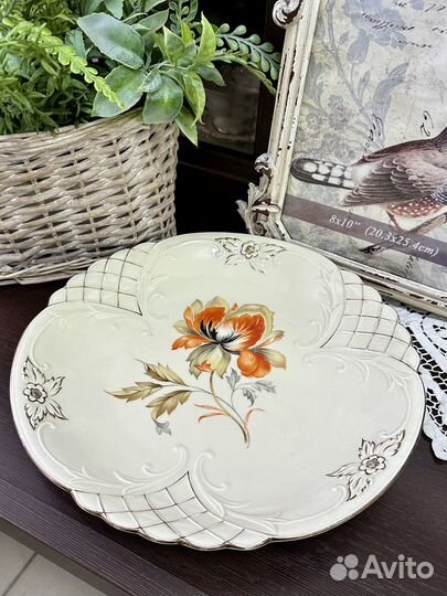 Блюдо от немецкой мануфактуры Kahla