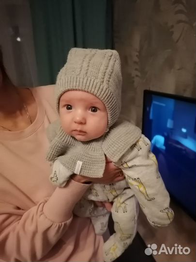 Шапочка для мальчика 38-40