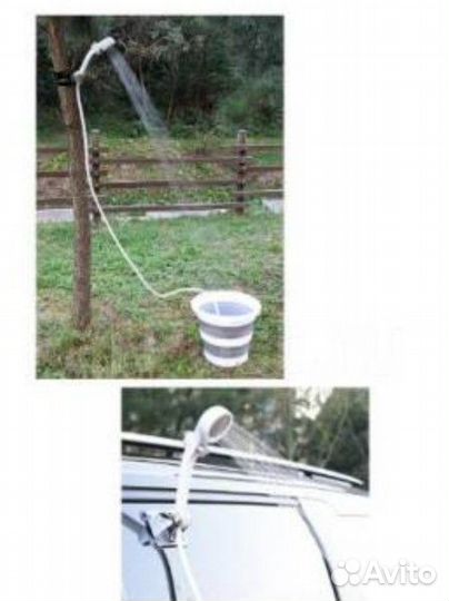 Портативный душ с датчиком температуры