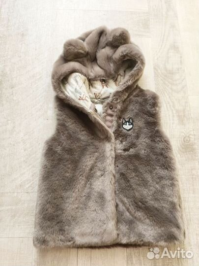 Жилетка меховая детская