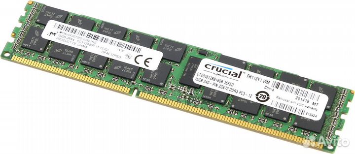 Серверная память 16gb Crucial CT204872BB160B