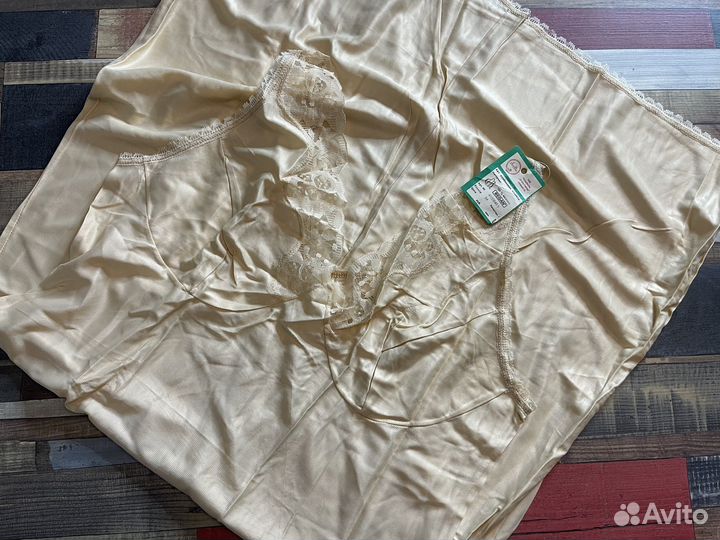 Комбинация винтаж ГДР 54 беж