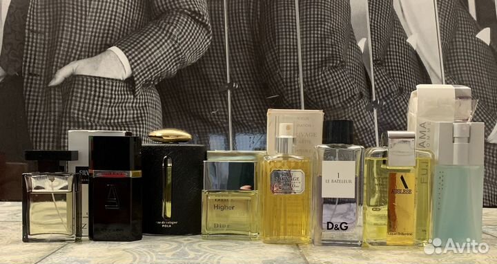 Мужская парфюмерия. Винтаж. Снятости