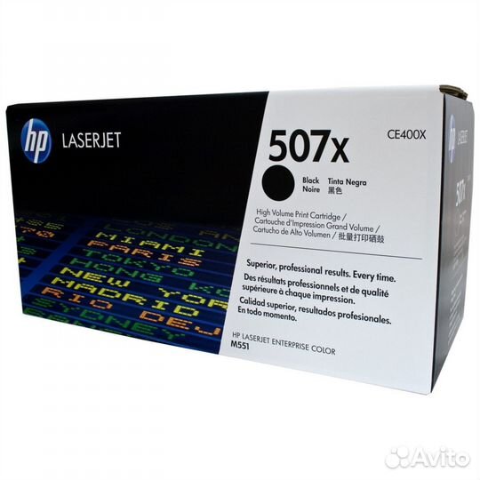 Картридж HP CE400X (507X) Оригинальный