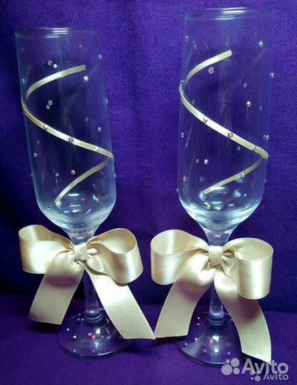 Бокалы на свадьбу