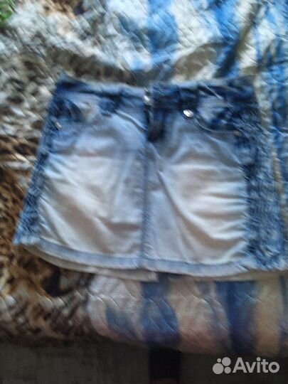 Юбка джинсовая