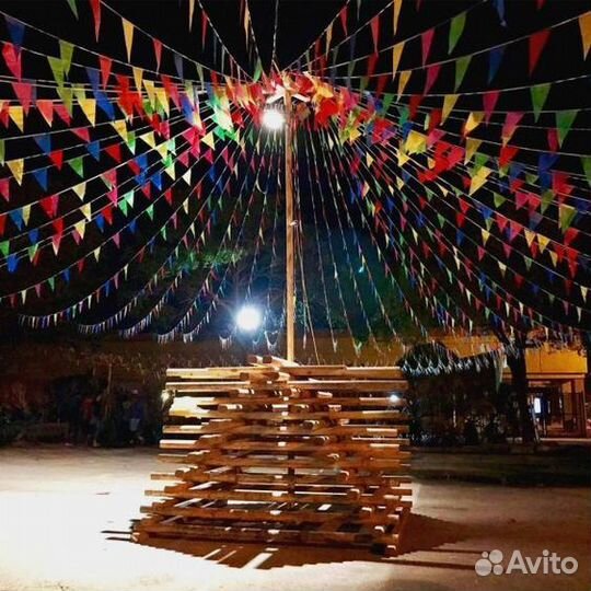 Гирлянда с флажками, флажная лента